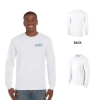 Gildan® Ultra Cotton® Classic Fit Adult Long Sleeve T-Shirt - White