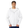 Jerzees® NuBlend® Full-Zip Hooded Sweatshirt - White