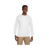 Gildan® Adult Ultra Cotton® Long-Sleeve Pocket T-Shirt - White