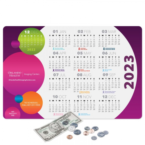 Origin'L Fabric® Heavy Duty Fabric Calendar Counter Mat-10