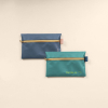 Small Tarpaulin Zip Front Pouch