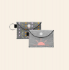 Bend & Snap Heathered Jersey Knit Neoprene Card Wallet