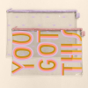 Continued Dottie Pouch (Clear + Grid Vinyl)