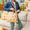 Continued Sunshine Clear/Grid Vinyl Tote