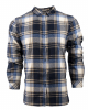 Women's No Pocket Yarn-Dyed Long Sleeve Flannel Shirt