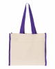 14L Tote With Contrast-Color Handles