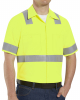 High Visibility Safety Short Sleeve Work Shirt - Tall Sizes