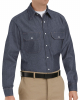 Deluxe Denim Long Sleeve Shirt - Tall Sizes - SD78T