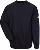 Pullover Crewneck Sweatshirt - Cotton/Spandex Blend - Tall Sizes - SEC2T