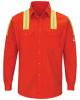 Enhanced Visibility Long Sleeve Uniform Shirt - Tall Sizes - SLATORT