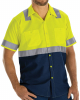 Enhanced & Hi-Visibility Work Shirt - Tall Sizes - SY24T