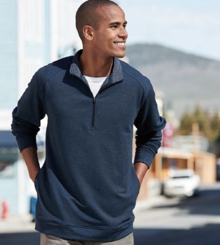 Omega Stretch Quarter-Zip Pullover