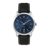 WC5116 42MM METAL SILVER CASE, 3 HAND MVMT, BLUE DIAL, DTE DISPLAY, LEATHER STRAP, FLATM MINERAL CRYSTAL, 3