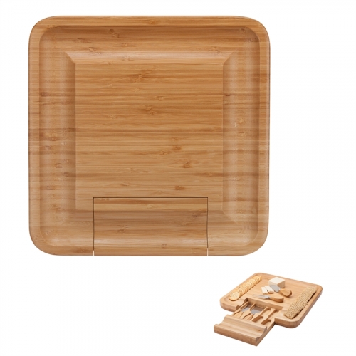 Lorenzi 4-Piece Bamboo Cheese Tray