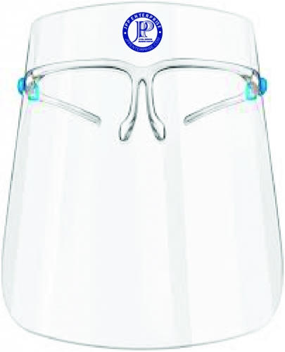 Face Shield with Glasses