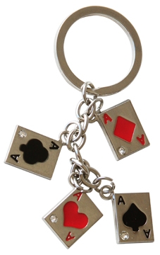 4 Aces Key Chain