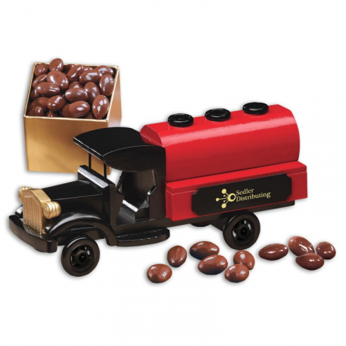 1920-Era Tank Truck w/Chocolate Covered Almonds