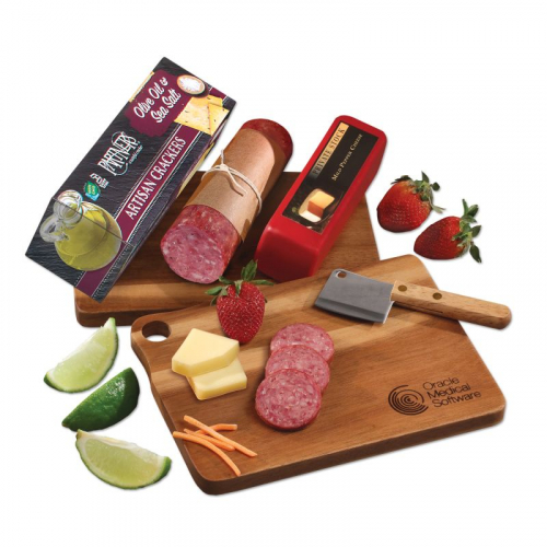 Gourmet Shelf-Stable Assortment w/Acacia Charcuterie Serving Board