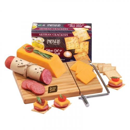 Entertainer's Assortment Snack Board w/Slicer