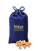 Blue Velour Gift Bag w/Extra Fancy Cashews