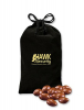 Black Velour Gift Bag w/Chocolate Covered Almonds