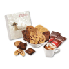 Gourmet Cookie & Brownie Gift Box with Snowman Sleeve