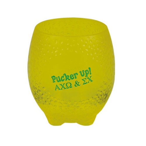 2 Oz. Lemon/ Lime Plastic Shot Glass