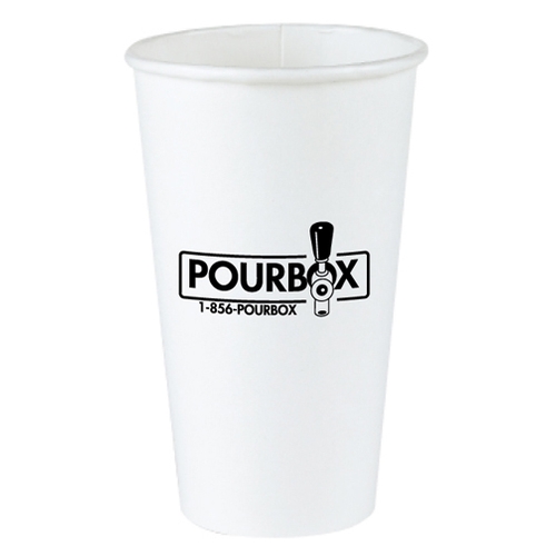 16 Oz. White Paper Cup