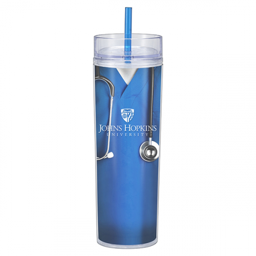 14 Oz. Double Wall Tumbler w/Scrub Insert