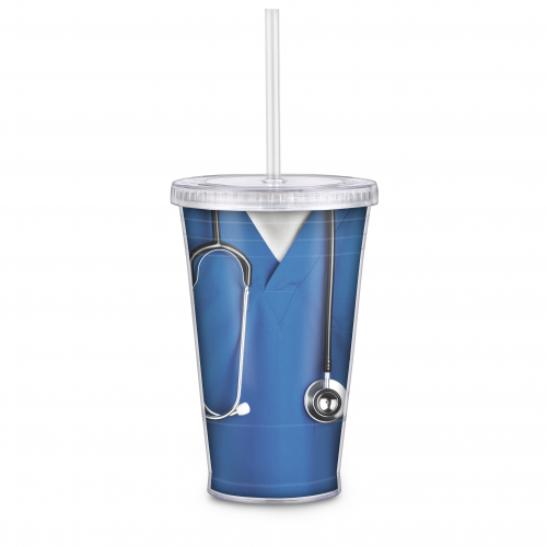 16 Oz. Slurpy Tumbler w/Scrub Insert