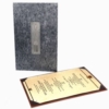 Menu Leatherette Single Panel Pocket Menu Cover (8 1/2