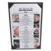 Leatherette 3 Fold Panel Pocket Menu Cover (5 1/2