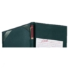 Book Cloth Guest Check Presenter w/ 1 Pocket & Ribboned Panel Inside Left