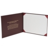 Deluxe Saver Flat Certificate Cover w/ 15 Point Board Liner (5