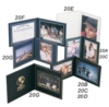 Superior Double Photo/Certificate Frame - Book Style (4