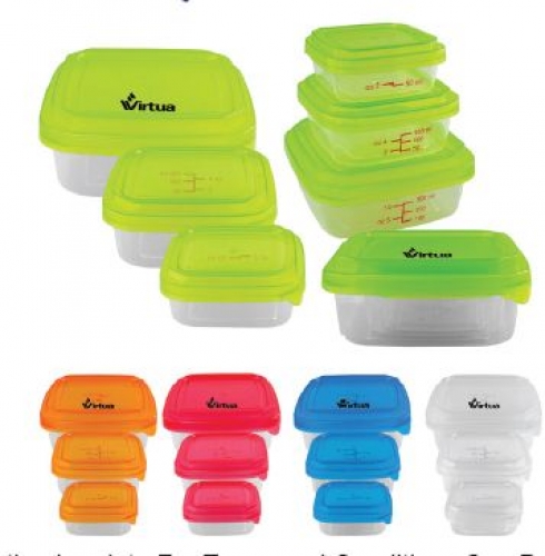 Square Portion Control Containers