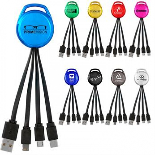 Metallic Vivid 3-in-1 Charging Cable