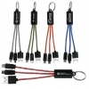 Ridge 2-in-1 Charging Cable Keychain