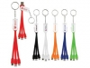 Swivel 3-in 1 Keychain Cable with Type C USB