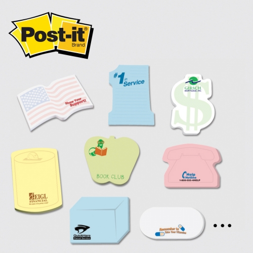 Post-it® Custom Printed Notes Shapes - Medium