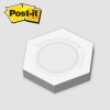 Post-it® Custom Printed Notes Cubes - Hexagon Slim Cube