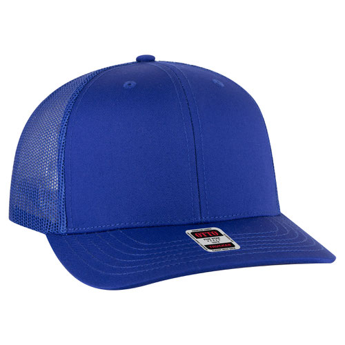 OTTO Cap 6 Panel Mid Profile Mesh Back Trucker Hat