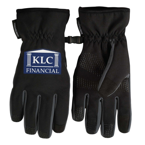 Winter Lined Text Gloves with Oversized DTF