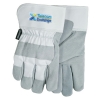 Waterproof White Suede Cowhide Leather Gloves