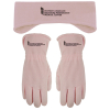 Fleece Pink Gloves & Fleece Pink Earband Combo
