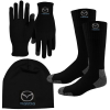 Transportation Combo w/Text Gloves, Performance Beanie Cap & Steel Toe Boot Socks