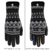 Winter Knit Text Gloves with Oversized DTF