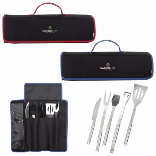 Koozie® Camp 5-piece BBQ Set