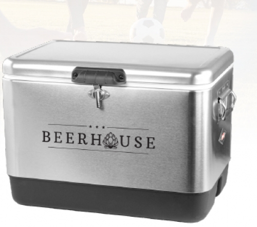 Coleman® 54 qt. Steel Belted © Stainless Steel Cooler