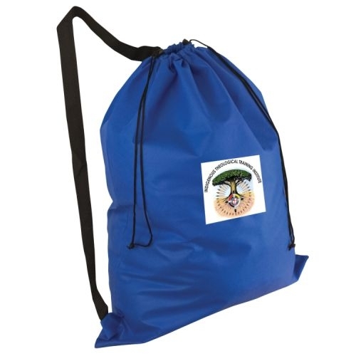 Non-Woven Laundry Duffel Bag w/Full Color (25